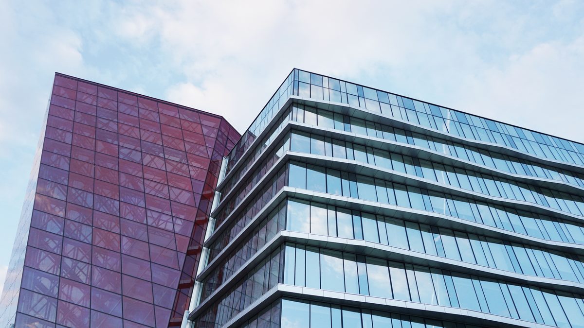 Modern commercial building